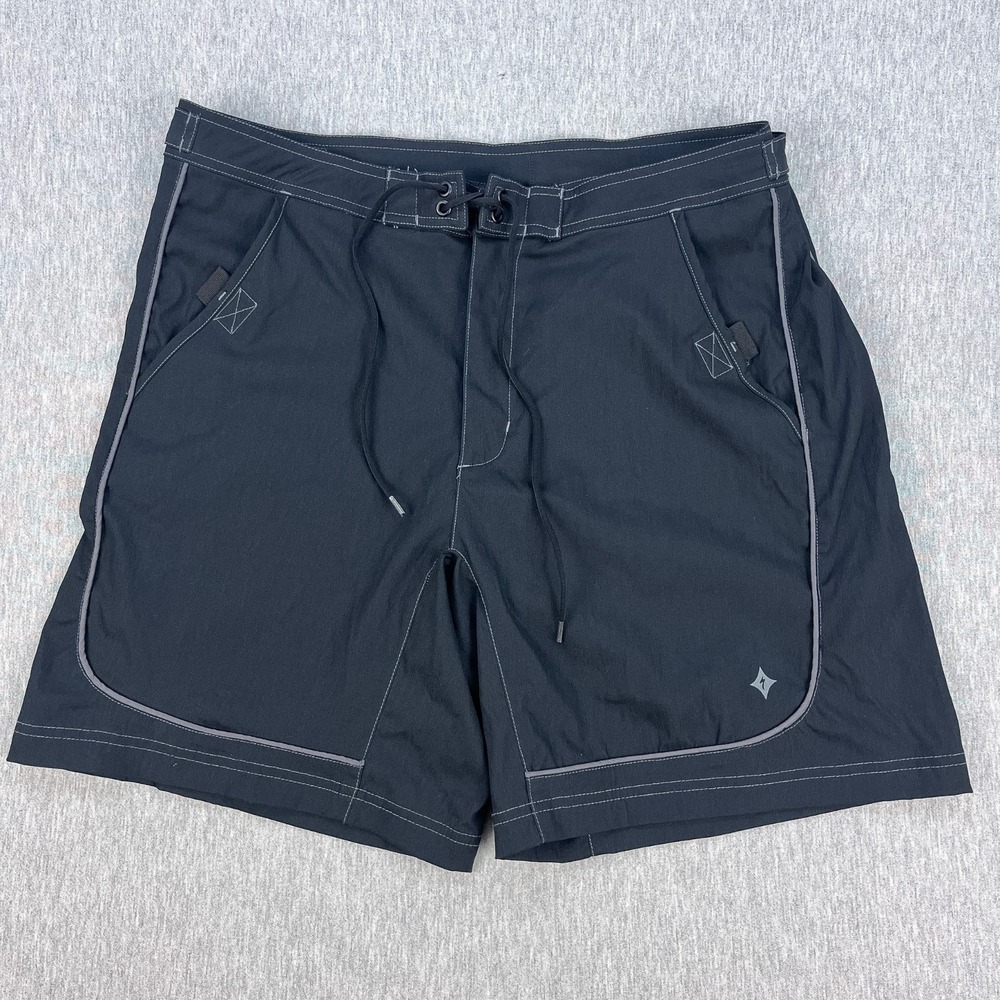 Specialized Trail Shorts Womens XL Black 8" Inseam Mountain Bike MTB *No Liner*